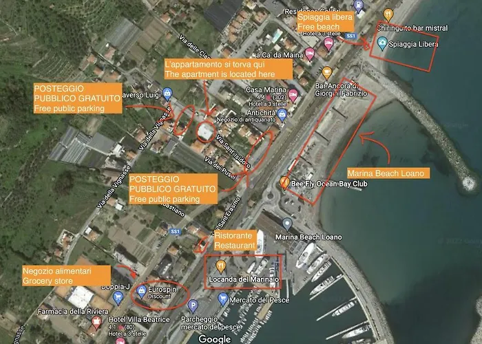 Loano-marina Spiaggia, Mare, A 5 Stelle *